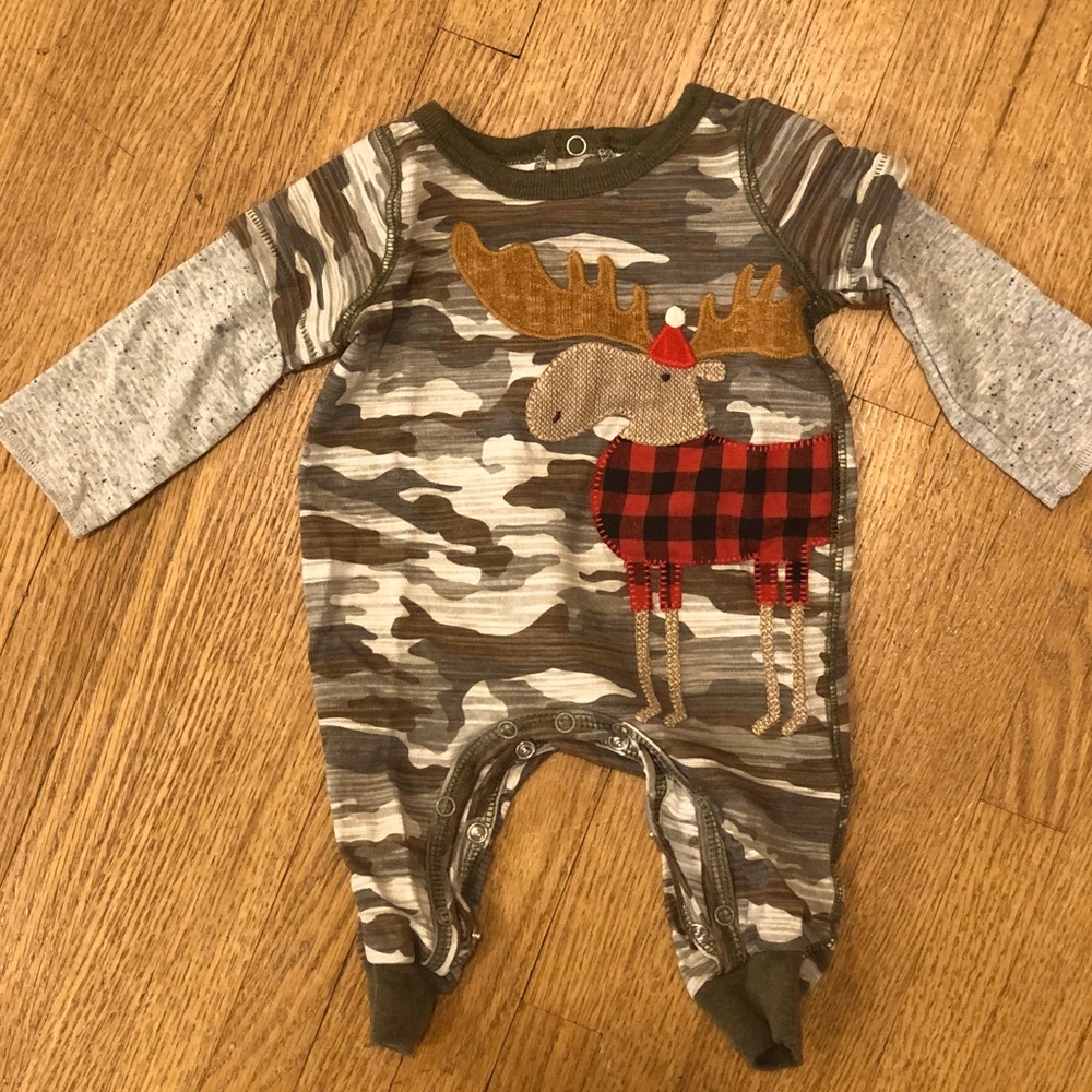 Mud Pie boys casual Christmas outfit
